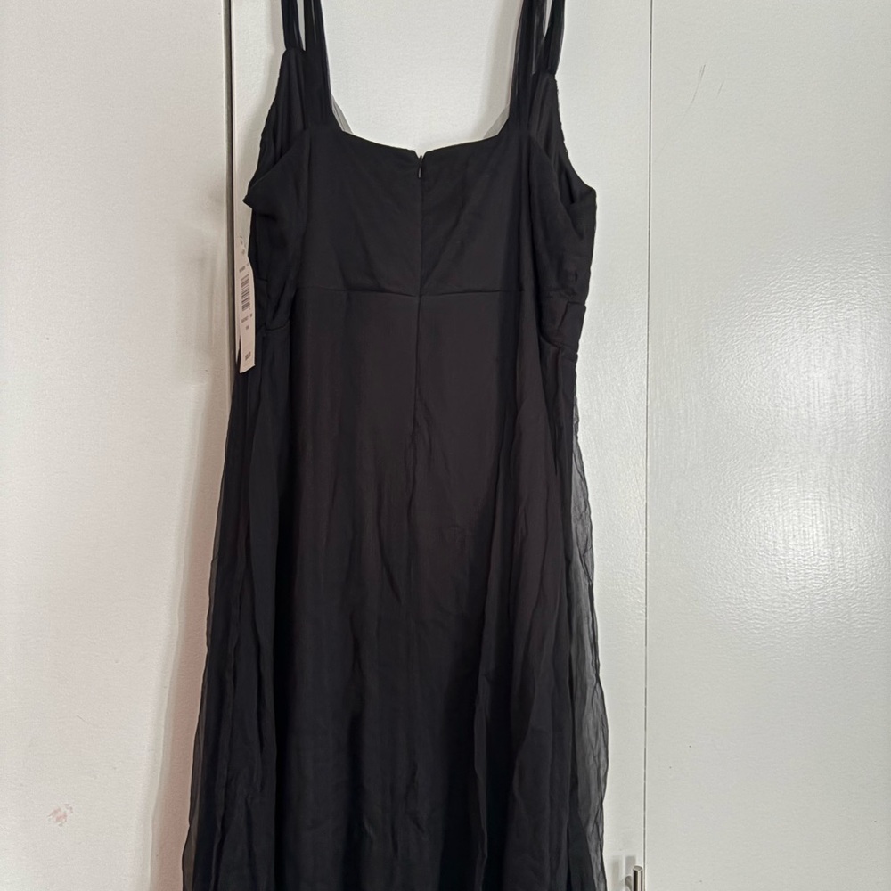 Robbie Bee Black and Gray Midi Dress - Picture 3 of 6